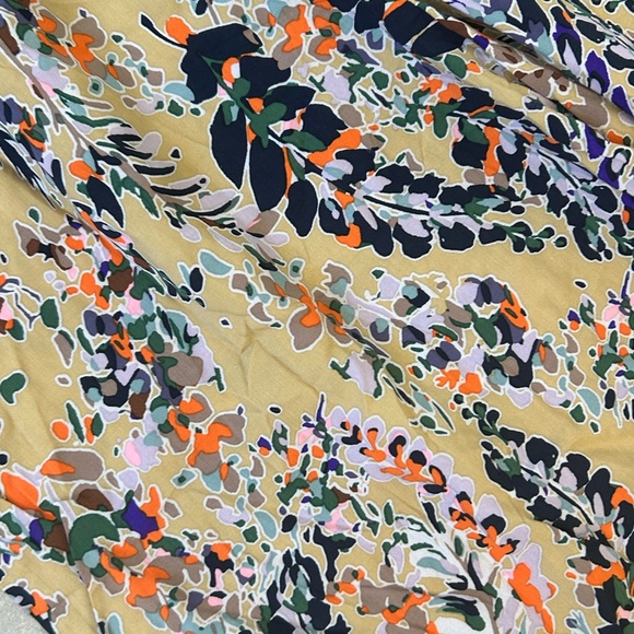 NWOT Multicolor Abstract Print Shirred
High Waist Wide Leg Pants - Picture 6 of 7